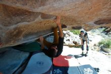 Bouldering in Hueco Tanks on 03/07/2020 with Blue Lizard Climbing and Yoga

Filename: SRM_20200307_1140280.jpg
Aperture: f/5.6
Shutter Speed: 1/800
Body: Canon EOS-1D Mark II
Lens: Canon EF 16-35mm f/2.8 L