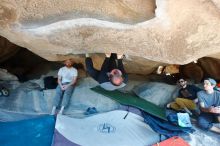 Bouldering in Hueco Tanks on 03/07/2020 with Blue Lizard Climbing and Yoga

Filename: SRM_20200307_1148200.jpg
Aperture: f/5.6
Shutter Speed: 1/125
Body: Canon EOS-1D Mark II
Lens: Canon EF 16-35mm f/2.8 L