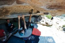 Bouldering in Hueco Tanks on 03/07/2020 with Blue Lizard Climbing and Yoga

Filename: SRM_20200307_1158230.jpg
Aperture: f/5.6
Shutter Speed: 1/400
Body: Canon EOS-1D Mark II
Lens: Canon EF 16-35mm f/2.8 L