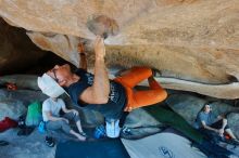 Bouldering in Hueco Tanks on 03/07/2020 with Blue Lizard Climbing and Yoga

Filename: SRM_20200307_1217250.jpg
Aperture: f/5.0
Shutter Speed: 1/320
Body: Canon EOS-1D Mark II
Lens: Canon EF 16-35mm f/2.8 L