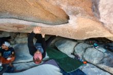 Bouldering in Hueco Tanks on 03/07/2020 with Blue Lizard Climbing and Yoga

Filename: SRM_20200307_1222160.jpg
Aperture: f/5.0
Shutter Speed: 1/250
Body: Canon EOS-1D Mark II
Lens: Canon EF 16-35mm f/2.8 L