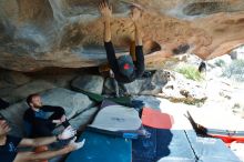 Bouldering in Hueco Tanks on 03/07/2020 with Blue Lizard Climbing and Yoga

Filename: SRM_20200307_1226230.jpg
Aperture: f/5.0
Shutter Speed: 1/400
Body: Canon EOS-1D Mark II
Lens: Canon EF 16-35mm f/2.8 L