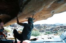 Bouldering in Hueco Tanks on 03/07/2020 with Blue Lizard Climbing and Yoga

Filename: SRM_20200307_1231390.jpg
Aperture: f/5.6
Shutter Speed: 1/100
Body: Canon EOS-1D Mark II
Lens: Canon EF 16-35mm f/2.8 L