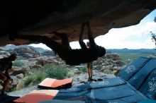 Bouldering in Hueco Tanks on 03/07/2020 with Blue Lizard Climbing and Yoga

Filename: SRM_20200307_1239140.jpg
Aperture: f/5.6
Shutter Speed: 1/640
Body: Canon EOS-1D Mark II
Lens: Canon EF 16-35mm f/2.8 L