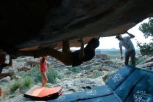 Bouldering in Hueco Tanks on 03/07/2020 with Blue Lizard Climbing and Yoga

Filename: SRM_20200307_1239280.jpg
Aperture: f/5.6
Shutter Speed: 1/320
Body: Canon EOS-1D Mark II
Lens: Canon EF 16-35mm f/2.8 L