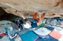 Bouldering in Hueco Tanks on 03/07/2020 with Blue Lizard Climbing and Yoga

Filename: SRM_20200307_1242470.jpg
Aperture: f/5.6
Shutter Speed: 1/125
Body: Canon EOS-1D Mark II
Lens: Canon EF 16-35mm f/2.8 L