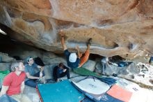 Bouldering in Hueco Tanks on 03/07/2020 with Blue Lizard Climbing and Yoga

Filename: SRM_20200307_1249310.jpg
Aperture: f/5.6
Shutter Speed: 1/125
Body: Canon EOS-1D Mark II
Lens: Canon EF 16-35mm f/2.8 L