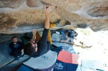 Bouldering in Hueco Tanks on 03/07/2020 with Blue Lizard Climbing and Yoga

Filename: SRM_20200307_1315210.jpg
Aperture: f/5.6
Shutter Speed: 1/200
Body: Canon EOS-1D Mark II
Lens: Canon EF 16-35mm f/2.8 L