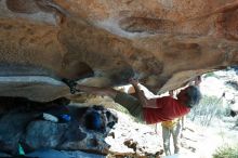 Bouldering in Hueco Tanks on 03/07/2020 with Blue Lizard Climbing and Yoga

Filename: SRM_20200307_1316530.jpg
Aperture: f/5.6
Shutter Speed: 1/500
Body: Canon EOS-1D Mark II
Lens: Canon EF 16-35mm f/2.8 L