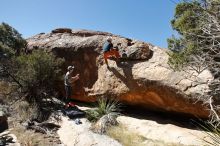 Bouldering in Hueco Tanks on 03/07/2020 with Blue Lizard Climbing and Yoga

Filename: SRM_20200307_1329310.jpg
Aperture: f/5.6
Shutter Speed: 1/640
Body: Canon EOS-1D Mark II
Lens: Canon EF 16-35mm f/2.8 L