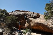 Bouldering in Hueco Tanks on 03/07/2020 with Blue Lizard Climbing and Yoga

Filename: SRM_20200307_1336400.jpg
Aperture: f/5.6
Shutter Speed: 1/800
Body: Canon EOS-1D Mark II
Lens: Canon EF 16-35mm f/2.8 L