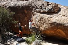 Bouldering in Hueco Tanks on 03/07/2020 with Blue Lizard Climbing and Yoga

Filename: SRM_20200307_1340070.jpg
Aperture: f/5.6
Shutter Speed: 1/640
Body: Canon EOS-1D Mark II
Lens: Canon EF 16-35mm f/2.8 L