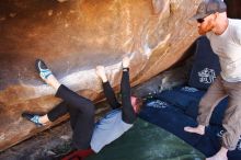 Bouldering in Hueco Tanks on 03/07/2020 with Blue Lizard Climbing and Yoga

Filename: SRM_20200307_1407220.jpg
Aperture: f/5.6
Shutter Speed: 1/200
Body: Canon EOS-1D Mark II
Lens: Canon EF 16-35mm f/2.8 L