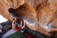 Bouldering in Hueco Tanks on 03/07/2020 with Blue Lizard Climbing and Yoga

Filename: SRM_20200307_1419270.jpg
Aperture: f/5.0
Shutter Speed: 1/400
Body: Canon EOS-1D Mark II
Lens: Canon EF 16-35mm f/2.8 L