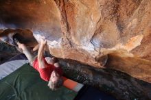 Bouldering in Hueco Tanks on 03/07/2020 with Blue Lizard Climbing and Yoga

Filename: SRM_20200307_1419300.jpg
Aperture: f/5.0
Shutter Speed: 1/400
Body: Canon EOS-1D Mark II
Lens: Canon EF 16-35mm f/2.8 L