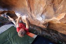 Bouldering in Hueco Tanks on 03/07/2020 with Blue Lizard Climbing and Yoga

Filename: SRM_20200307_1419301.jpg
Aperture: f/5.0
Shutter Speed: 1/320
Body: Canon EOS-1D Mark II
Lens: Canon EF 16-35mm f/2.8 L