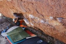 Bouldering in Hueco Tanks on 03/07/2020 with Blue Lizard Climbing and Yoga

Filename: SRM_20200307_1425270.jpg
Aperture: f/5.6
Shutter Speed: 1/400
Body: Canon EOS-1D Mark II
Lens: Canon EF 16-35mm f/2.8 L