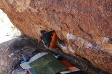 Bouldering in Hueco Tanks on 03/07/2020 with Blue Lizard Climbing and Yoga

Filename: SRM_20200307_1426200.jpg
Aperture: f/5.6
Shutter Speed: 1/640
Body: Canon EOS-1D Mark II
Lens: Canon EF 16-35mm f/2.8 L