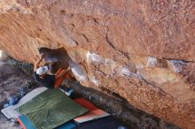 Bouldering in Hueco Tanks on 03/07/2020 with Blue Lizard Climbing and Yoga

Filename: SRM_20200307_1427150.jpg
Aperture: f/5.6
Shutter Speed: 1/400
Body: Canon EOS-1D Mark II
Lens: Canon EF 16-35mm f/2.8 L