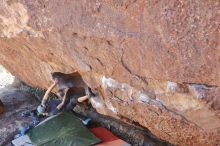 Bouldering in Hueco Tanks on 03/07/2020 with Blue Lizard Climbing and Yoga

Filename: SRM_20200307_1434180.jpg
Aperture: f/5.6
Shutter Speed: 1/320
Body: Canon EOS-1D Mark II
Lens: Canon EF 16-35mm f/2.8 L