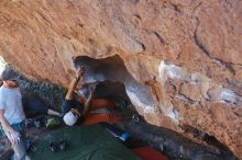 Bouldering in Hueco Tanks on 03/07/2020 with Blue Lizard Climbing and Yoga

Filename: SRM_20200307_1440060.jpg
Aperture: f/2.8
Shutter Speed: 1/320
Body: Canon EOS-1D Mark II
Lens: Canon EF 50mm f/1.8 II