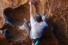 Bouldering in Hueco Tanks on 03/07/2020 with Blue Lizard Climbing and Yoga

Filename: SRM_20200307_1444410.jpg
Aperture: f/3.2
Shutter Speed: 1/320
Body: Canon EOS-1D Mark II
Lens: Canon EF 50mm f/1.8 II