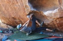 Bouldering in Hueco Tanks on 03/07/2020 with Blue Lizard Climbing and Yoga

Filename: SRM_20200307_1456230.jpg
Aperture: f/3.5
Shutter Speed: 1/160
Body: Canon EOS-1D Mark II
Lens: Canon EF 50mm f/1.8 II