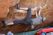 Bouldering in Hueco Tanks on 03/07/2020 with Blue Lizard Climbing and Yoga

Filename: SRM_20200307_1458000.jpg
Aperture: f/3.5
Shutter Speed: 1/160
Body: Canon EOS-1D Mark II
Lens: Canon EF 50mm f/1.8 II