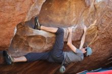 Bouldering in Hueco Tanks on 03/07/2020 with Blue Lizard Climbing and Yoga

Filename: SRM_20200307_1458020.jpg
Aperture: f/3.5
Shutter Speed: 1/200
Body: Canon EOS-1D Mark II
Lens: Canon EF 50mm f/1.8 II