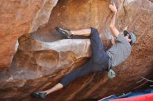 Bouldering in Hueco Tanks on 03/07/2020 with Blue Lizard Climbing and Yoga

Filename: SRM_20200307_1458180.jpg
Aperture: f/2.8
Shutter Speed: 1/640
Body: Canon EOS-1D Mark II
Lens: Canon EF 50mm f/1.8 II