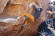 Bouldering in Hueco Tanks on 03/07/2020 with Blue Lizard Climbing and Yoga

Filename: SRM_20200307_1500060.jpg
Aperture: f/2.8
Shutter Speed: 1/640
Body: Canon EOS-1D Mark II
Lens: Canon EF 50mm f/1.8 II