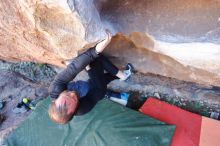 Bouldering in Hueco Tanks on 03/07/2020 with Blue Lizard Climbing and Yoga

Filename: SRM_20200307_1509090.jpg
Aperture: f/2.8
Shutter Speed: 1/320
Body: Canon EOS-1D Mark II
Lens: Canon EF 16-35mm f/2.8 L