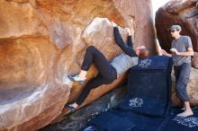 Bouldering in Hueco Tanks on 03/07/2020 with Blue Lizard Climbing and Yoga

Filename: SRM_20200307_1510020.jpg
Aperture: f/3.5
Shutter Speed: 1/640
Body: Canon EOS-1D Mark II
Lens: Canon EF 16-35mm f/2.8 L