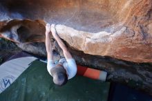 Bouldering in Hueco Tanks on 03/07/2020 with Blue Lizard Climbing and Yoga

Filename: SRM_20200307_1522510.jpg
Aperture: f/3.5
Shutter Speed: 1/640
Body: Canon EOS-1D Mark II
Lens: Canon EF 16-35mm f/2.8 L