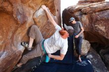 Bouldering in Hueco Tanks on 03/07/2020 with Blue Lizard Climbing and Yoga

Filename: SRM_20200307_1523230.jpg
Aperture: f/3.5
Shutter Speed: 1/1000
Body: Canon EOS-1D Mark II
Lens: Canon EF 16-35mm f/2.8 L