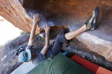 Bouldering in Hueco Tanks on 03/07/2020 with Blue Lizard Climbing and Yoga

Filename: SRM_20200307_1531260.jpg
Aperture: f/4.0
Shutter Speed: 1/400
Body: Canon EOS-1D Mark II
Lens: Canon EF 16-35mm f/2.8 L