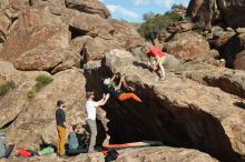 Bouldering in Hueco Tanks on 03/07/2020 with Blue Lizard Climbing and Yoga

Filename: SRM_20200307_1701070.jpg
Aperture: f/4.0
Shutter Speed: 1/1250
Body: Canon EOS-1D Mark II
Lens: Canon EF 50mm f/1.8 II