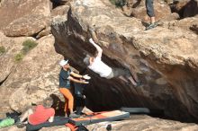 Bouldering in Hueco Tanks on 03/07/2020 with Blue Lizard Climbing and Yoga

Filename: SRM_20200307_1710490.jpg
Aperture: f/5.0
Shutter Speed: 1/250
Body: Canon EOS-1D Mark II
Lens: Canon EF 50mm f/1.8 II