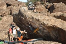 Bouldering in Hueco Tanks on 03/07/2020 with Blue Lizard Climbing and Yoga

Filename: SRM_20200307_1713320.jpg
Aperture: f/5.0
Shutter Speed: 1/250
Body: Canon EOS-1D Mark II
Lens: Canon EF 50mm f/1.8 II