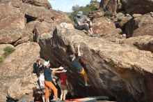 Bouldering in Hueco Tanks on 03/07/2020 with Blue Lizard Climbing and Yoga

Filename: SRM_20200307_1713440.jpg
Aperture: f/5.0
Shutter Speed: 1/250
Body: Canon EOS-1D Mark II
Lens: Canon EF 50mm f/1.8 II