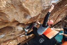 Bouldering in Hueco Tanks on 03/07/2020 with Blue Lizard Climbing and Yoga

Filename: SRM_20200307_1803230.jpg
Aperture: f/4.5
Shutter Speed: 1/250
Body: Canon EOS-1D Mark II
Lens: Canon EF 16-35mm f/2.8 L