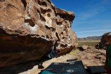 Bouldering in Hueco Tanks on 03/06/2020 with Blue Lizard Climbing and Yoga

Filename: SRM_20200306_1105230.jpg
Aperture: f/7.1
Shutter Speed: 1/400
Body: Canon EOS-1D Mark II
Lens: Canon EF 16-35mm f/2.8 L