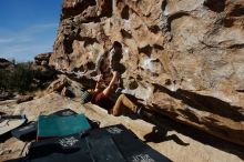 Bouldering in Hueco Tanks on 03/06/2020 with Blue Lizard Climbing and Yoga

Filename: SRM_20200306_1108280.jpg
Aperture: f/7.1
Shutter Speed: 1/500
Body: Canon EOS-1D Mark II
Lens: Canon EF 16-35mm f/2.8 L