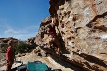 Bouldering in Hueco Tanks on 03/06/2020 with Blue Lizard Climbing and Yoga

Filename: SRM_20200306_1108390.jpg
Aperture: f/6.3
Shutter Speed: 1/500
Body: Canon EOS-1D Mark II
Lens: Canon EF 16-35mm f/2.8 L