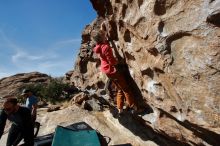 Bouldering in Hueco Tanks on 03/06/2020 with Blue Lizard Climbing and Yoga

Filename: SRM_20200306_1109560.jpg
Aperture: f/6.3
Shutter Speed: 1/500
Body: Canon EOS-1D Mark II
Lens: Canon EF 16-35mm f/2.8 L