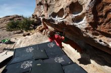 Bouldering in Hueco Tanks on 03/06/2020 with Blue Lizard Climbing and Yoga

Filename: SRM_20200306_1113400.jpg
Aperture: f/5.6
Shutter Speed: 1/500
Body: Canon EOS-1D Mark II
Lens: Canon EF 16-35mm f/2.8 L