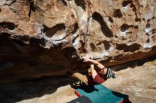 Bouldering in Hueco Tanks on 03/06/2020 with Blue Lizard Climbing and Yoga

Filename: SRM_20200306_1115180.jpg
Aperture: f/6.3
Shutter Speed: 1/500
Body: Canon EOS-1D Mark II
Lens: Canon EF 16-35mm f/2.8 L