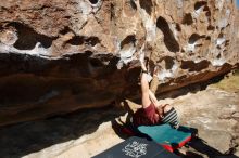 Bouldering in Hueco Tanks on 03/06/2020 with Blue Lizard Climbing and Yoga

Filename: SRM_20200306_1115220.jpg
Aperture: f/6.3
Shutter Speed: 1/500
Body: Canon EOS-1D Mark II
Lens: Canon EF 16-35mm f/2.8 L