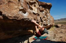 Bouldering in Hueco Tanks on 03/06/2020 with Blue Lizard Climbing and Yoga

Filename: SRM_20200306_1115370.jpg
Aperture: f/7.1
Shutter Speed: 1/500
Body: Canon EOS-1D Mark II
Lens: Canon EF 16-35mm f/2.8 L