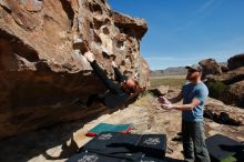 Bouldering in Hueco Tanks on 03/06/2020 with Blue Lizard Climbing and Yoga

Filename: SRM_20200306_1119280.jpg
Aperture: f/7.1
Shutter Speed: 1/400
Body: Canon EOS-1D Mark II
Lens: Canon EF 16-35mm f/2.8 L